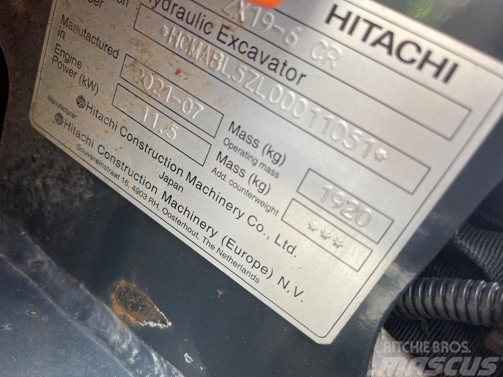 Hitachi Zx 19-6 Minibagger < 7t
