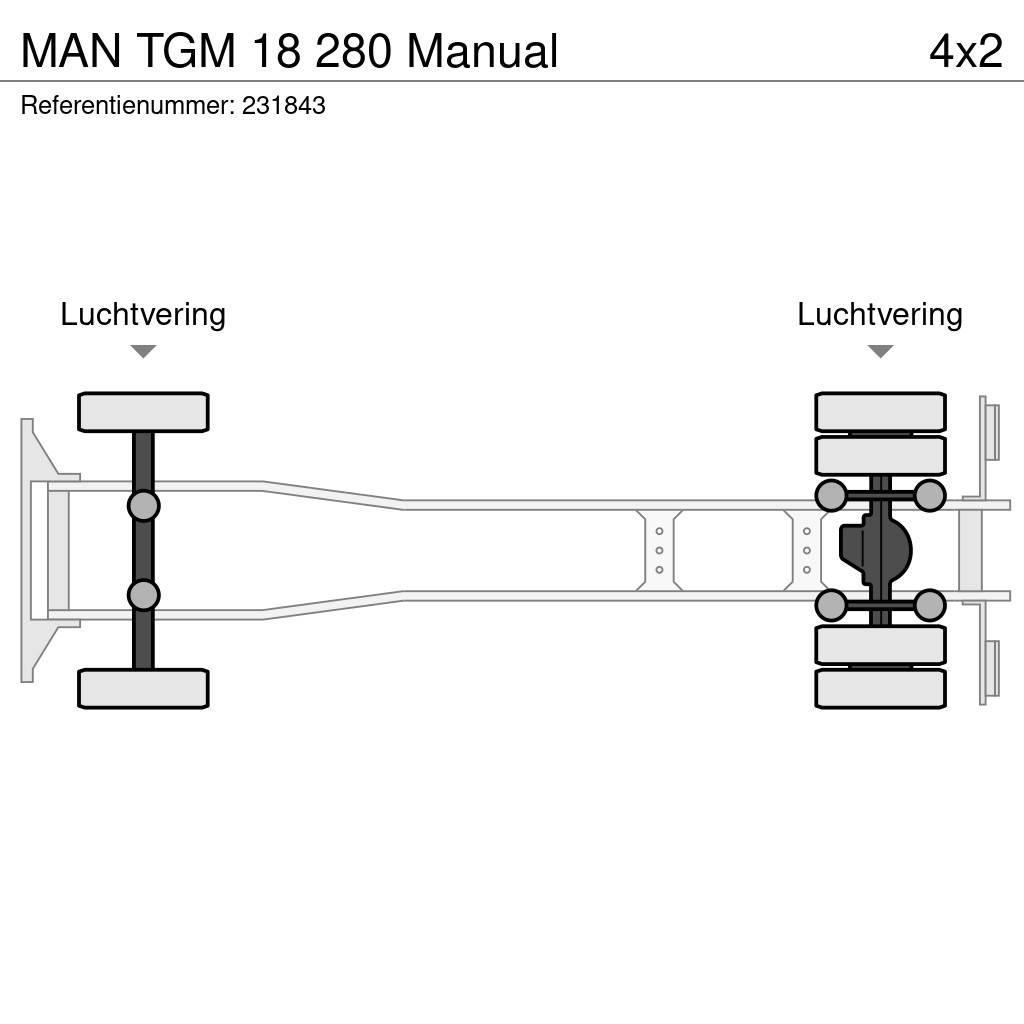 MAN TGM 18 280 Manual Absetzkipper