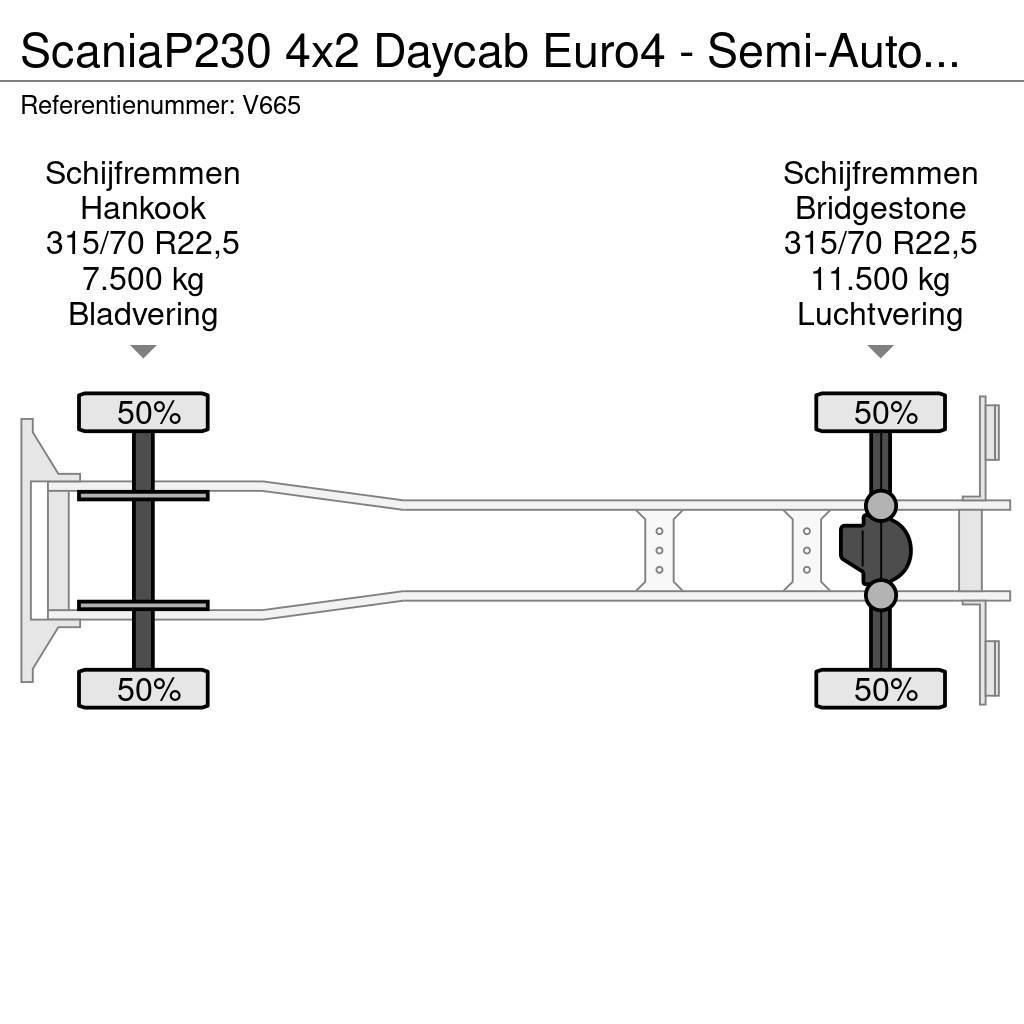 Scania P230 4x2 Daycab Euro4 - Semi-Automaat - KoelVriesB Kühlkoffer
