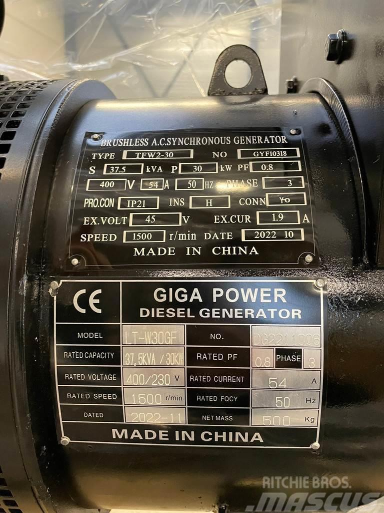  Giga power LT-W30GF  37.5KVA open set Andere Generatoren