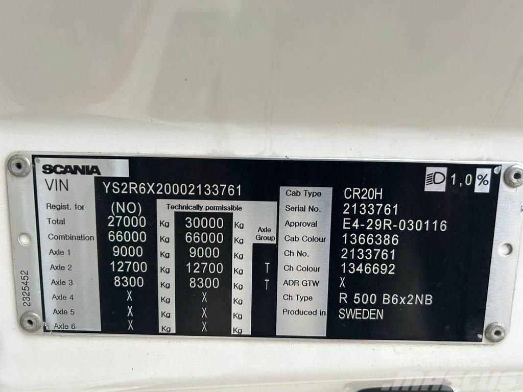 Scania R 500 6x2 SOLD AS CHASSIS ! / RETARDER / CHASSIS L Wechselfahrgestell