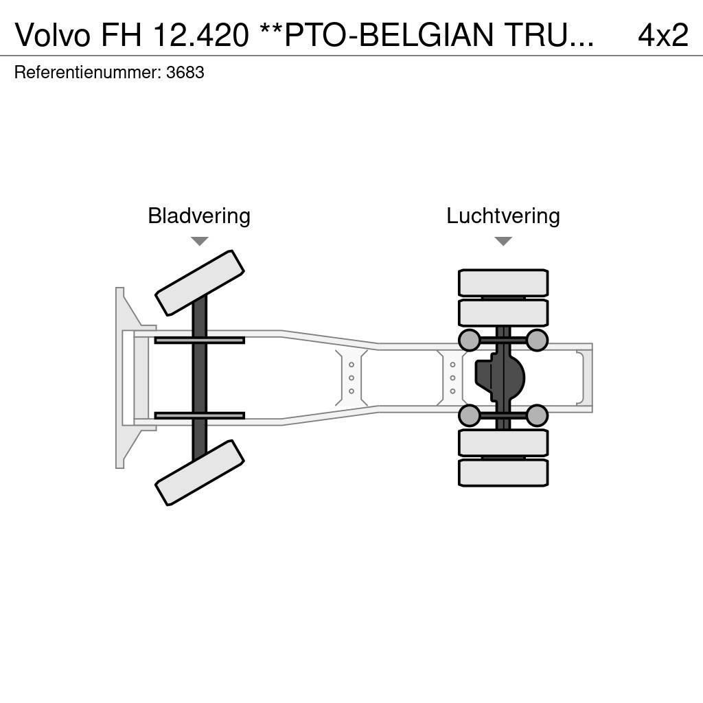 Volvo FH 12.420 **PTO-BELGIAN TRUCK-LOW MILEAGE** Sattelzugmaschinen