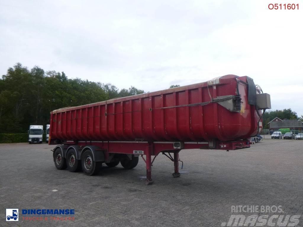 Fruehauf Tipper trailer alu 34.6 m3 + tarpaulin Kippladerauflieger