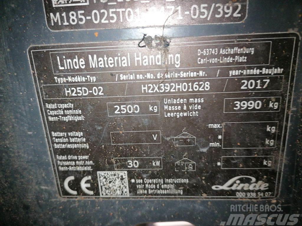 Linde H25D-02 Diesel heftrucks