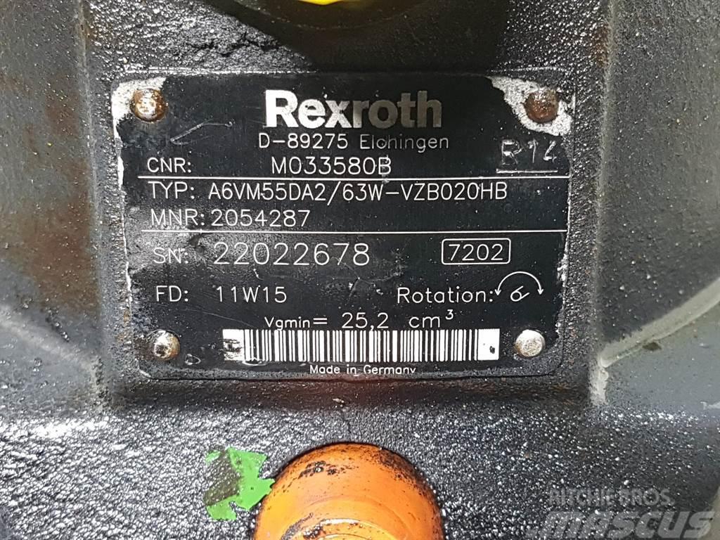Rexroth A6VM55DA2/63W-MO33580B / R902054287-Drive motor Hydraulik