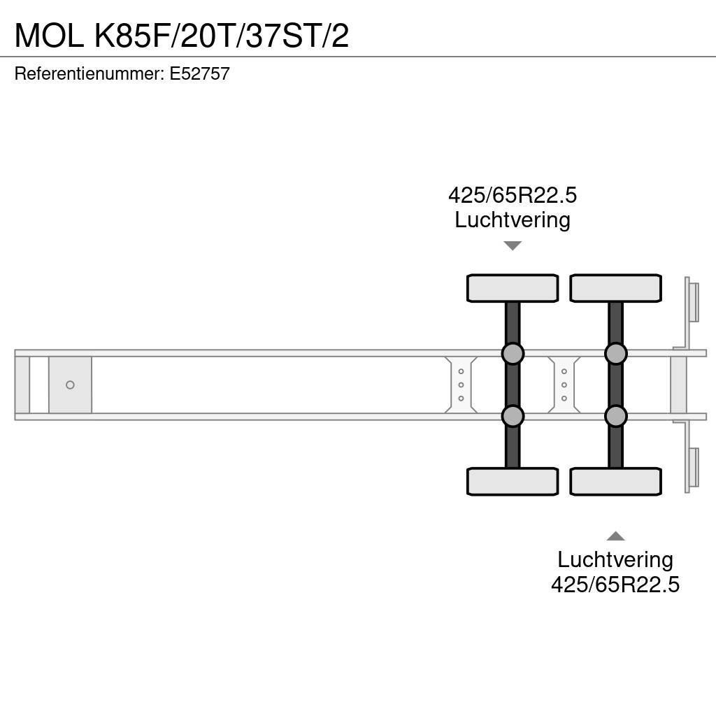MOL K85F/20T/37ST/2 Kippladerauflieger