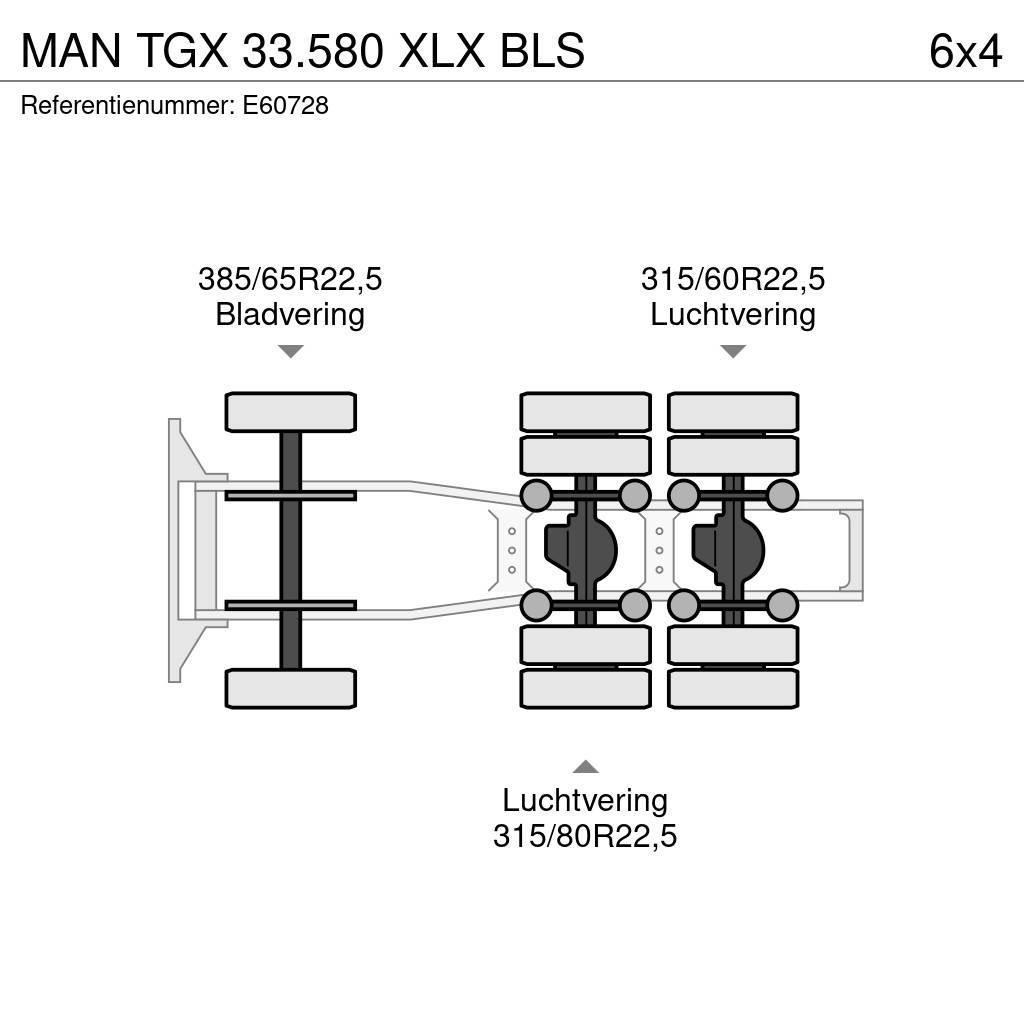 MAN TGX 33.580 XLX BLS Sattelzugmaschinen