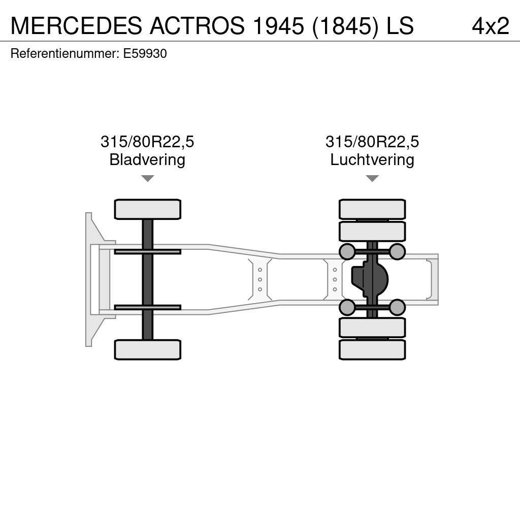 Mercedes-Benz ACTROS 1945 (1845) LS Sattelzugmaschinen
