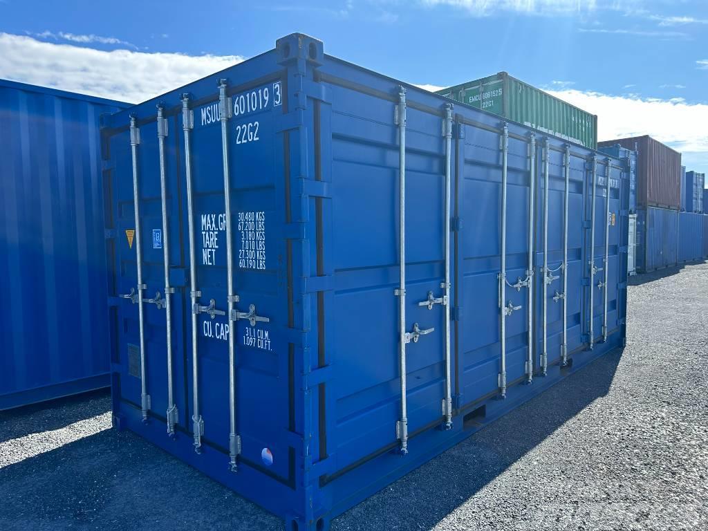  container ny 20fot hel öppningsbar långsida och en Spezialcontainer