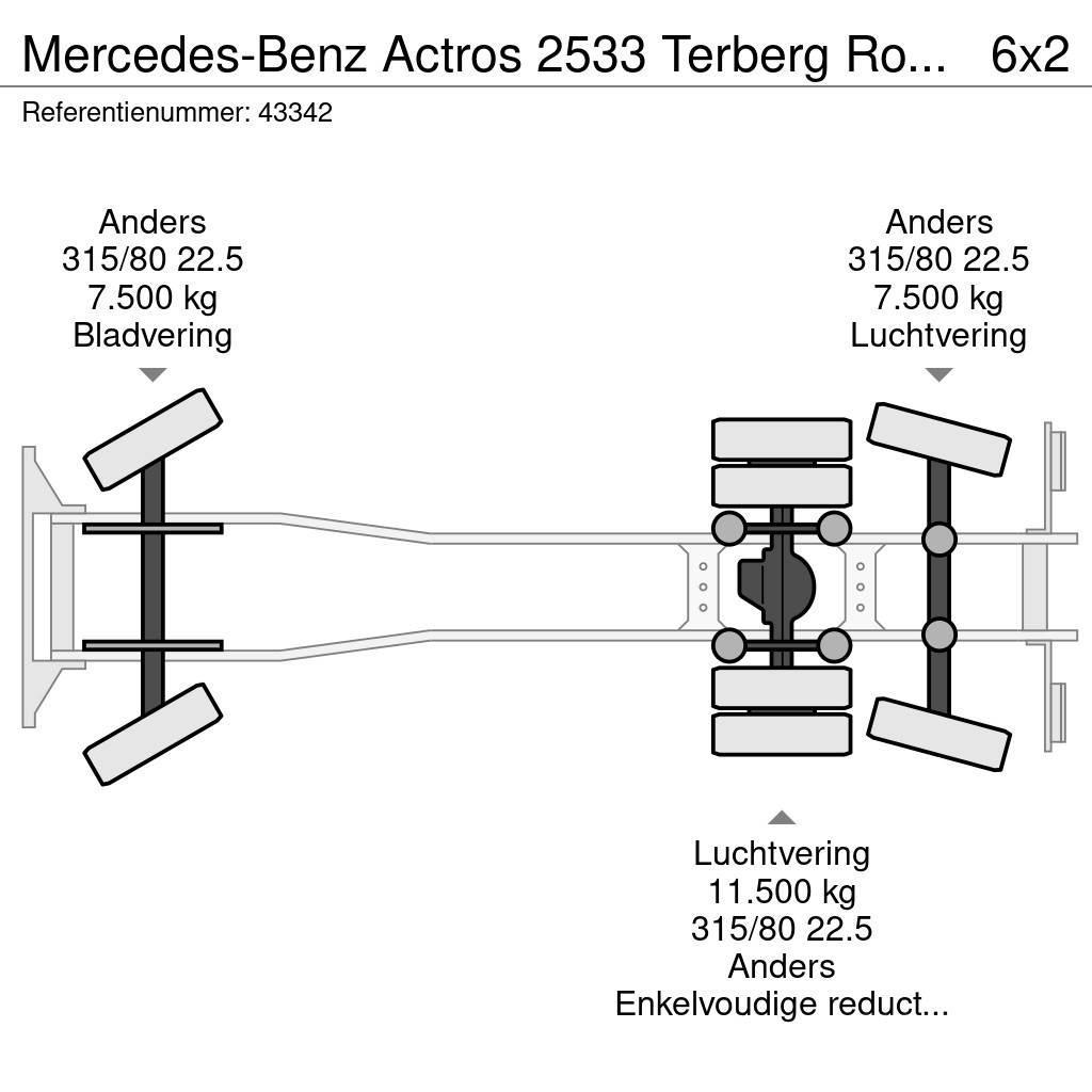 Mercedes-Benz Actros 2533 Terberg RosRoca 21m³ Müllwagen