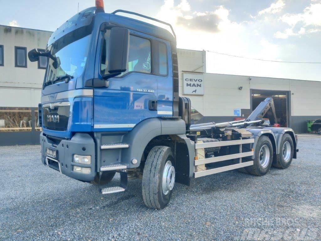 MAN TGS 33.440 6x4 Container Euro5 Abrollkipper