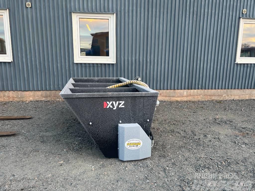 XYZ 2M sandspridare SMS/3-Punkt fäste med cylinder Sand- und Salzstreuer