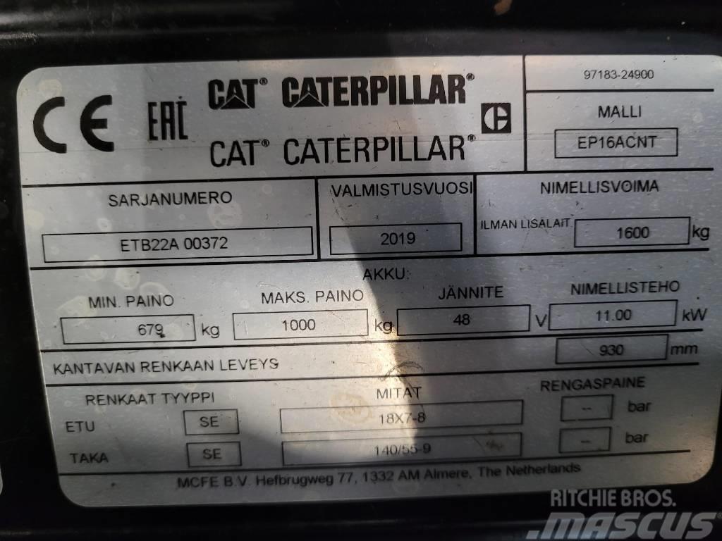 CAT EP16ACNT Elektrische heftrucks