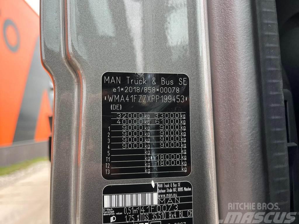MAN TGS 35.510 8x4 HIAB X-HIPRO 858E-8 + JIB + WINCH / Kranwagen