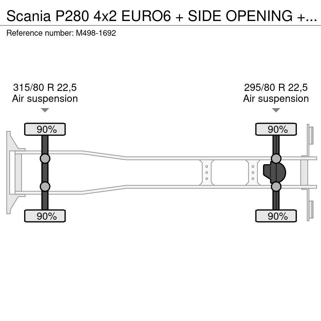 Scania P280 4x2 EURO6 + SIDE OPENING + ADR Kofferaufbau
