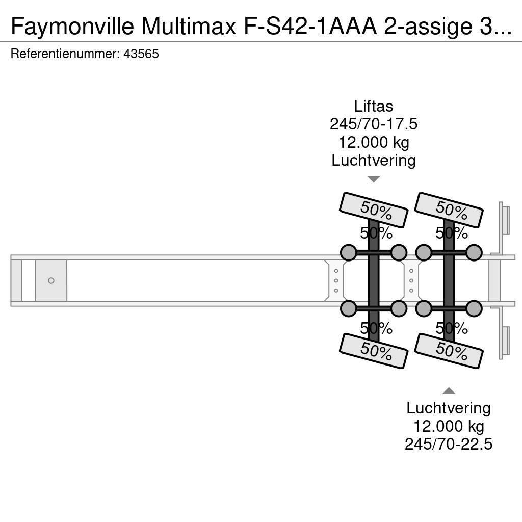Faymonville Multimax F-S42-1AAA 2-assige 3,90 meter Extandable Tieflader-Auflieger