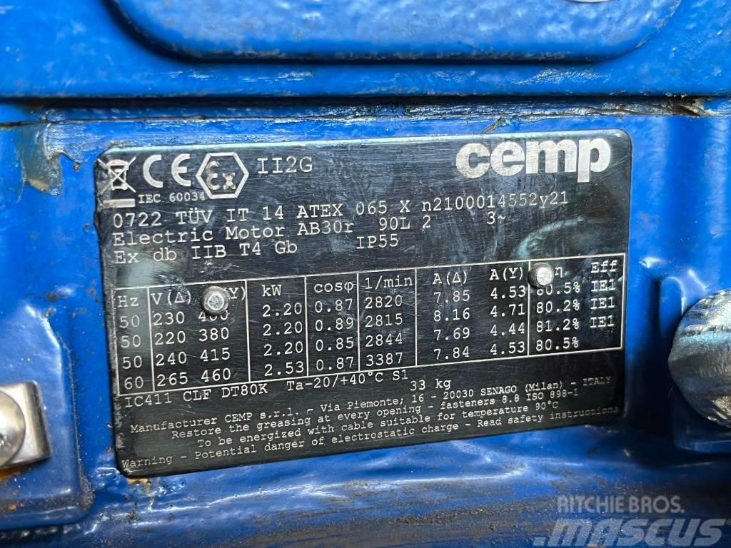  CEMP Electric Motor ATEX 230V 2,2kW 2800RPM Motoren