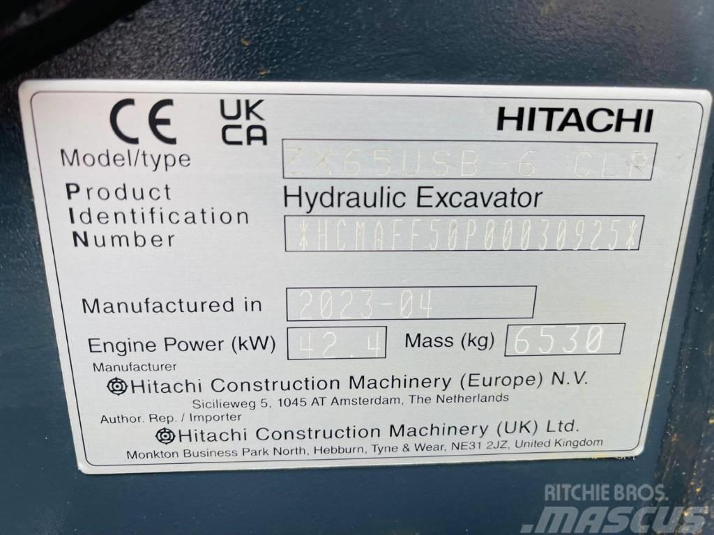 Hitachi ZX 65 US B-6 Minibagger < 7t