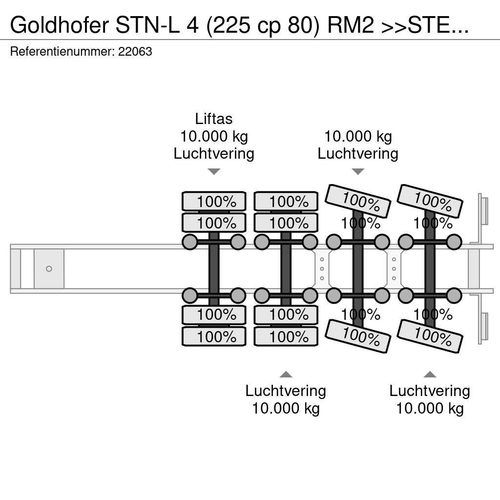 Goldhofer STN-L 4 (225 cp 80) RM2 >>STEPSTAR<< (CARGOPLUS® t Tieflader-Auflieger