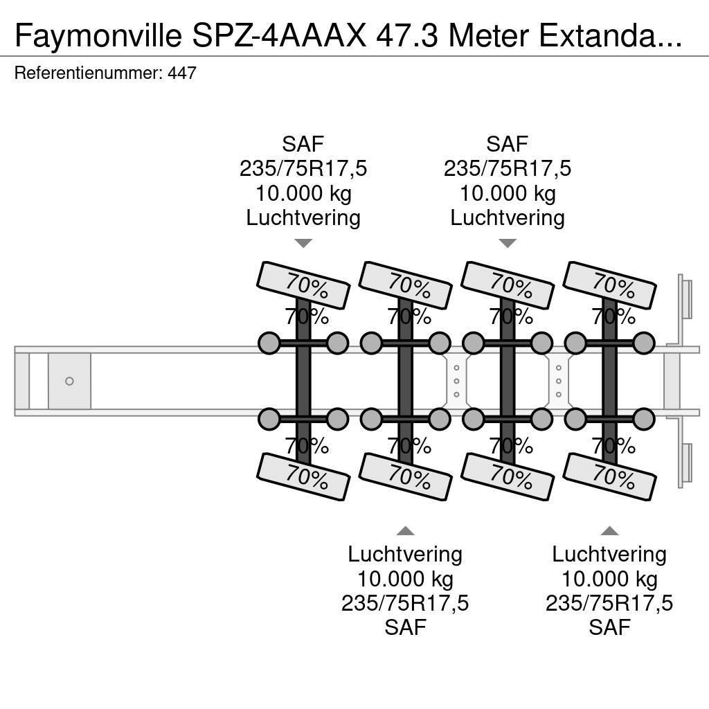 Faymonville SPZ-4AAAX 47.3 Meter Extandable Wing Carrier! Pritschenauflieger