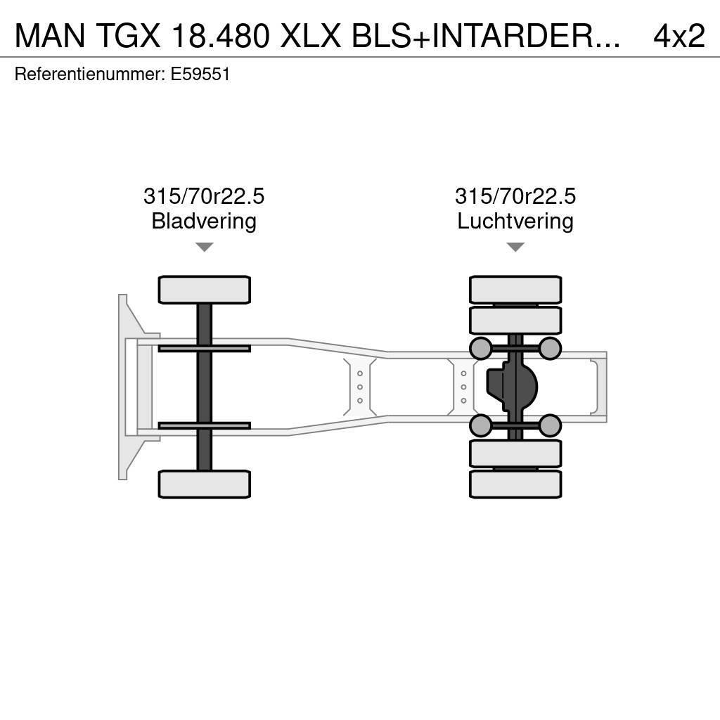 MAN TGX 18.480 XLX BLS+INTARDER+E5 Sattelzugmaschinen