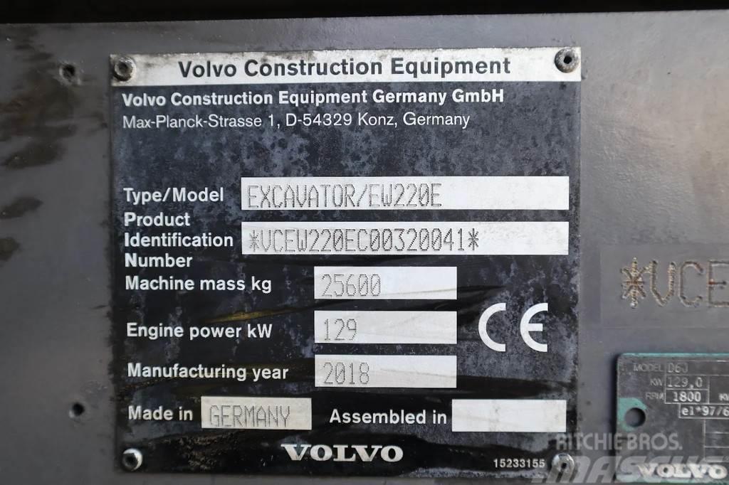 Volvo EW 220 E | TILTROTATOR | BUCKET | 2-PIECE | BSS Mobilbagger