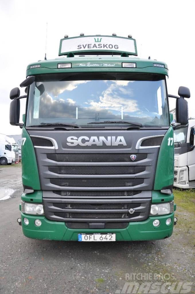 Scania R520 8X4 Euro 6 Holztransporter
