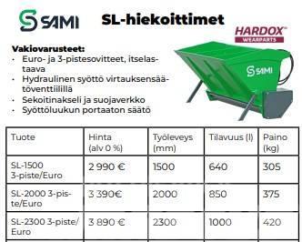 Sami SL-1500 Hiekoitin Sand- und Salzstreuer