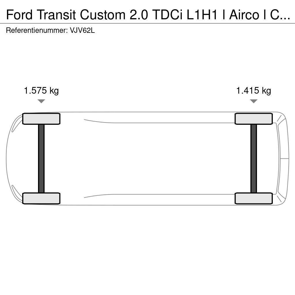 Ford Transit Custom 2.0 TDCi L1H1 l Airco l Cruise Cont Kastenwagen