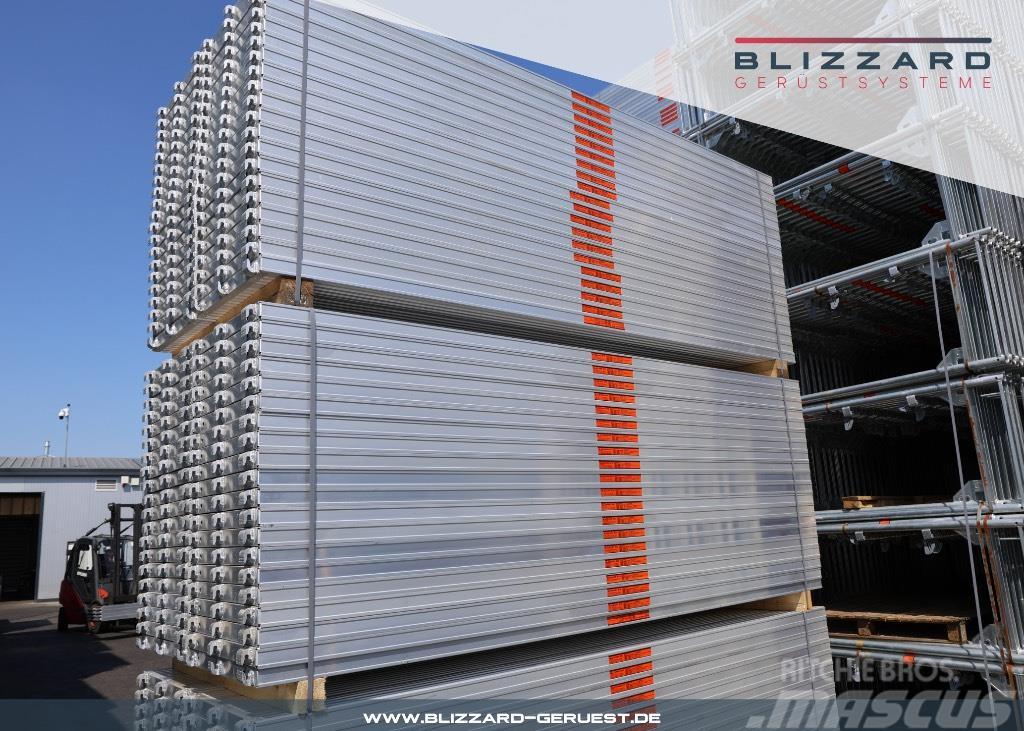 Blizzard Gerüstsysteme 61,24 m² neues Stahlgerüst mit Alubö Gerüste & Zubehör