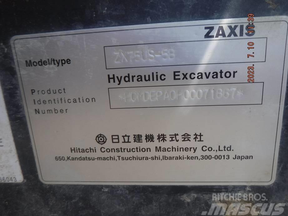 Hitachi ZX75US-5B Midibagger  7t - 12t
