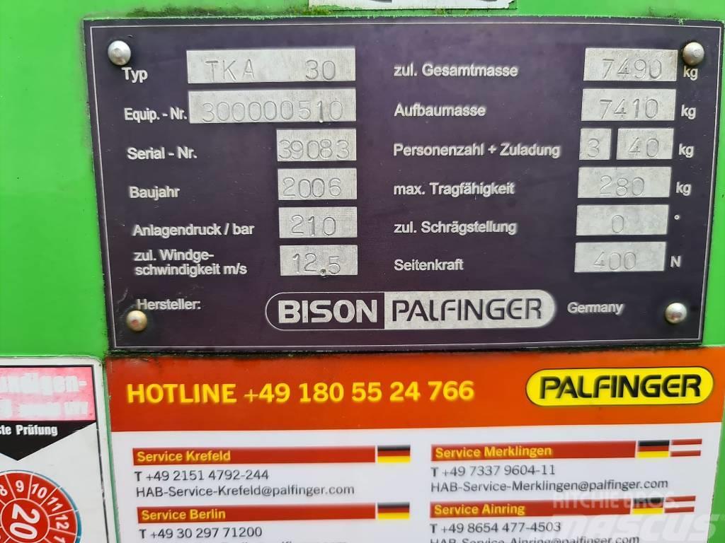  Bison-Palfinger TKA 30 KS LKW-Arbeitsbühnen