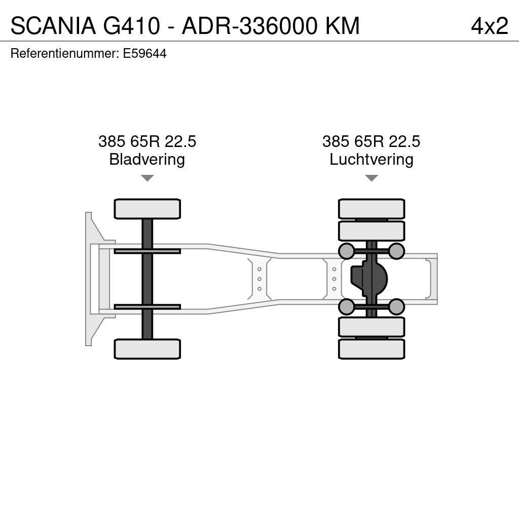 Scania G410 - ADR-336000 KM Sattelzugmaschinen