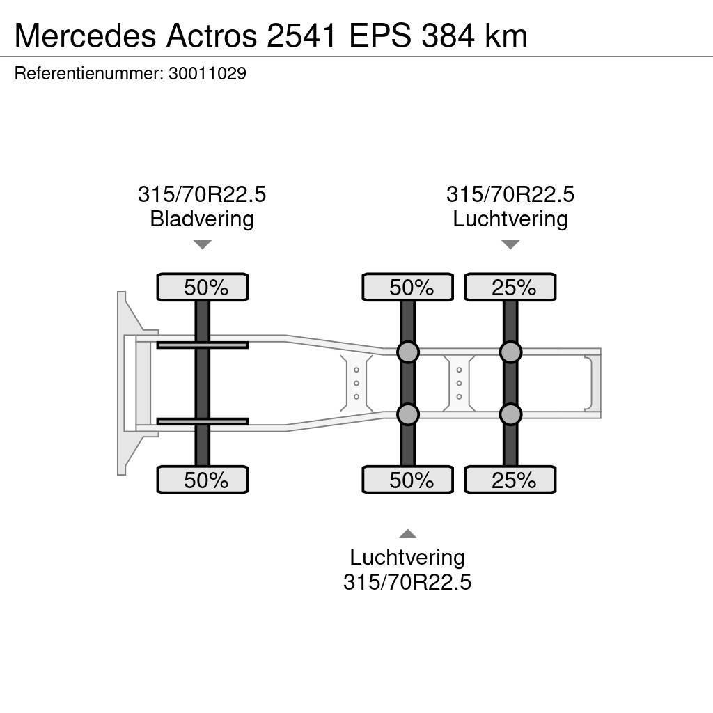 Mercedes-Benz Actros 2541 EPS 384 km Sattelzugmaschinen