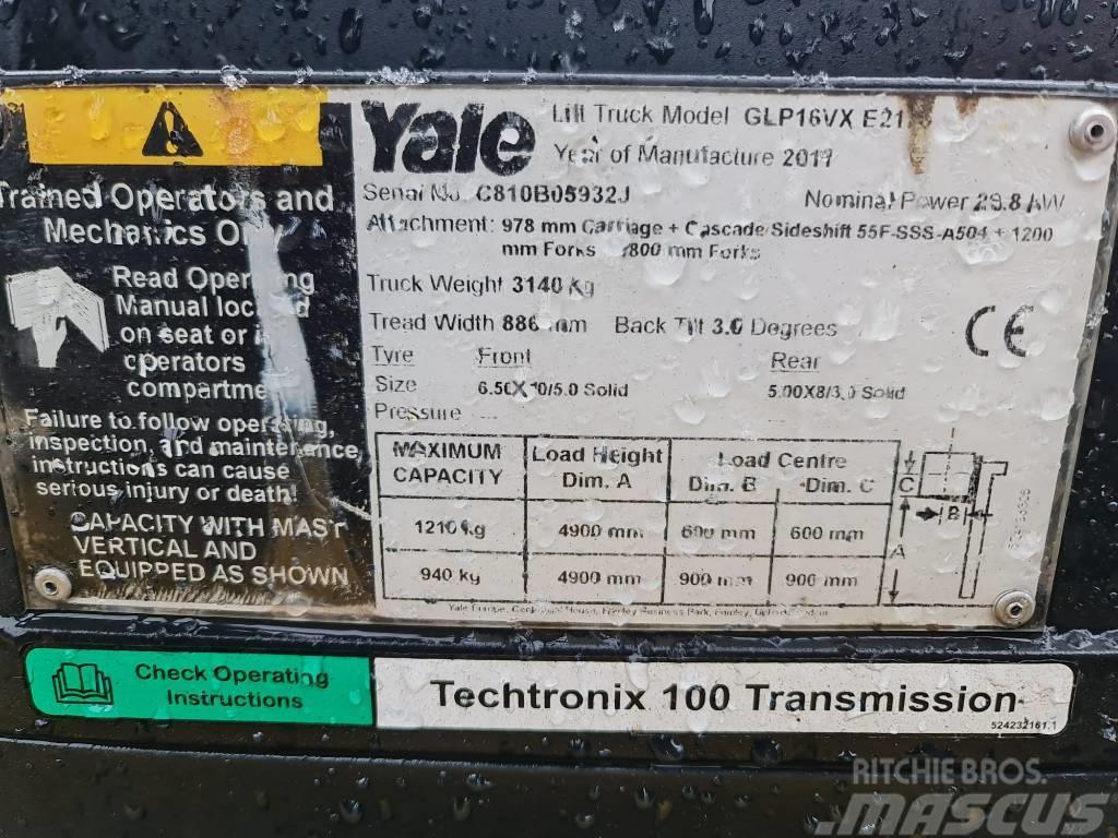 Yale GLP16VX LPG heftrucks