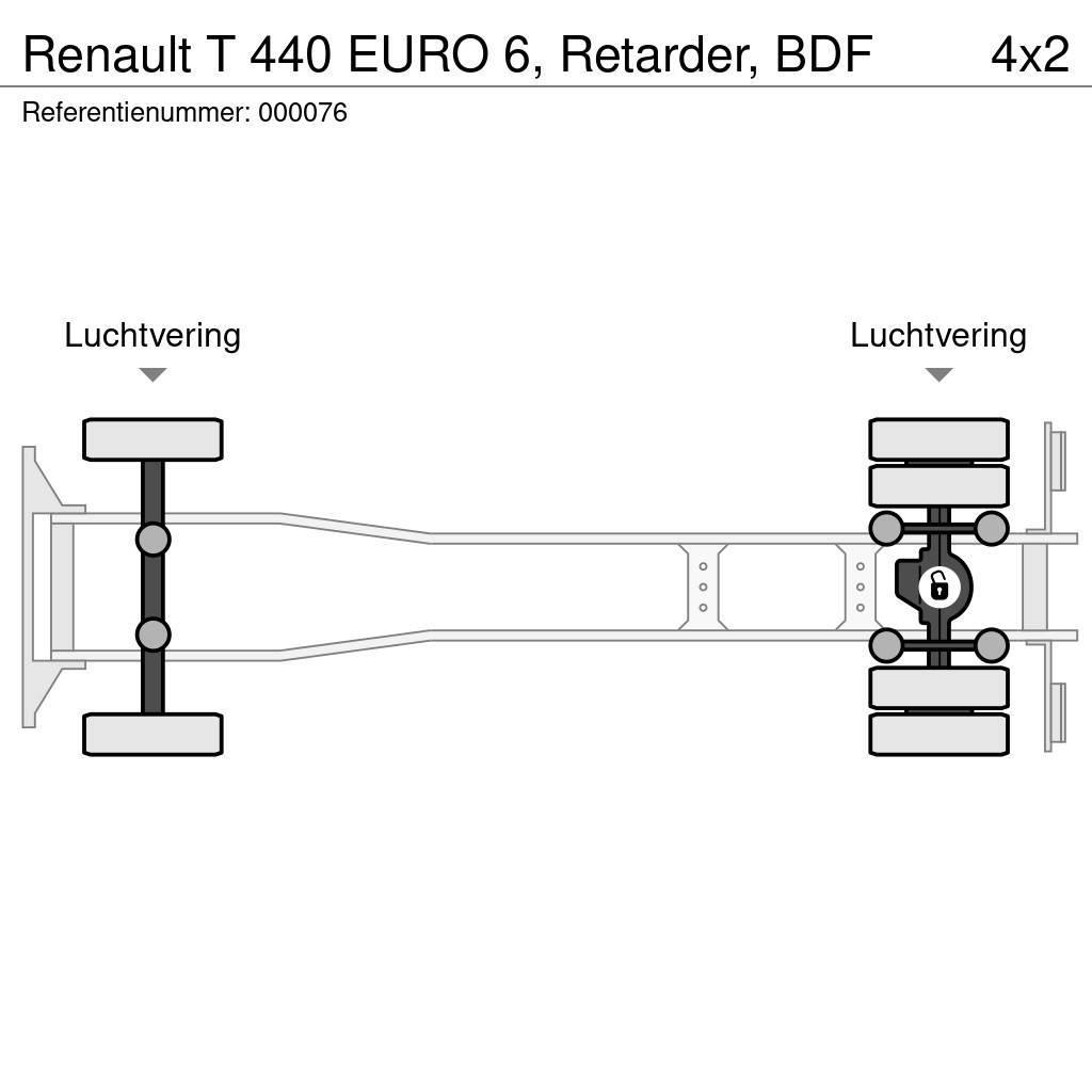 Renault T 440 EURO 6, Retarder, BDF Absetzkipper