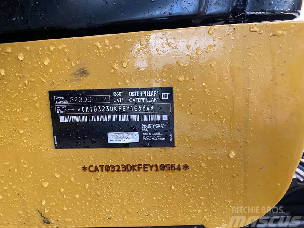 CAT 323D3 New and unused Raupenbagger