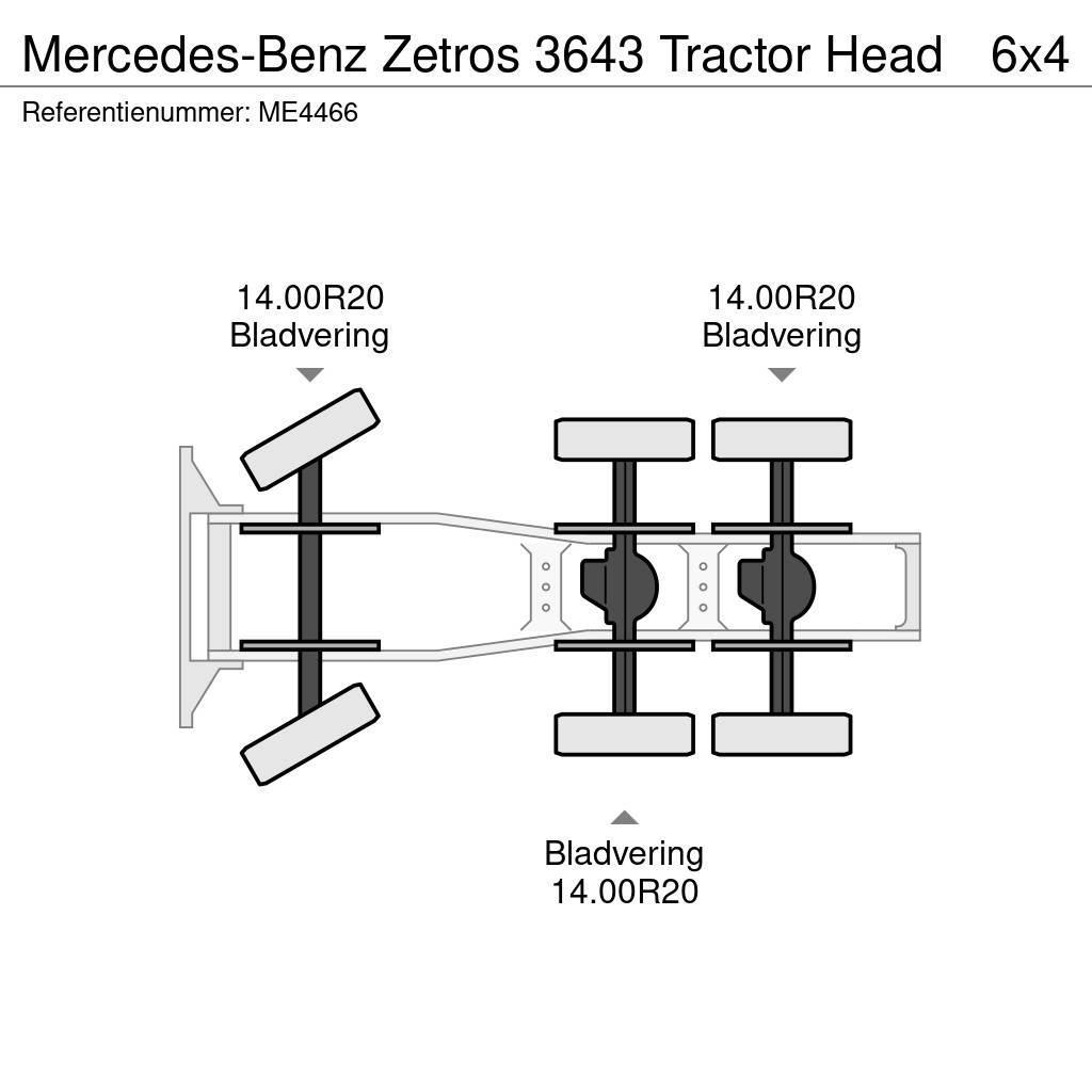 Mercedes-Benz Zetros 3643 Tractor Head Sattelzugmaschinen