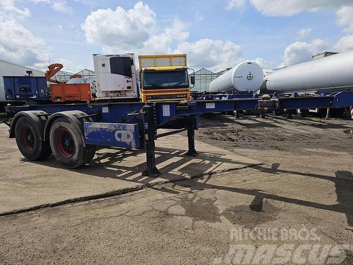 Krone 2 axle | container chassis | steel suspension | Bp Containerauflieger
