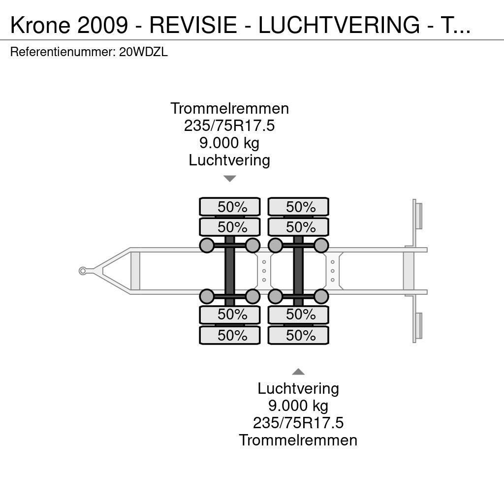 Krone 2009 - REVISIE - LUCHTVERING - TROMMELREM Maschinetransporter