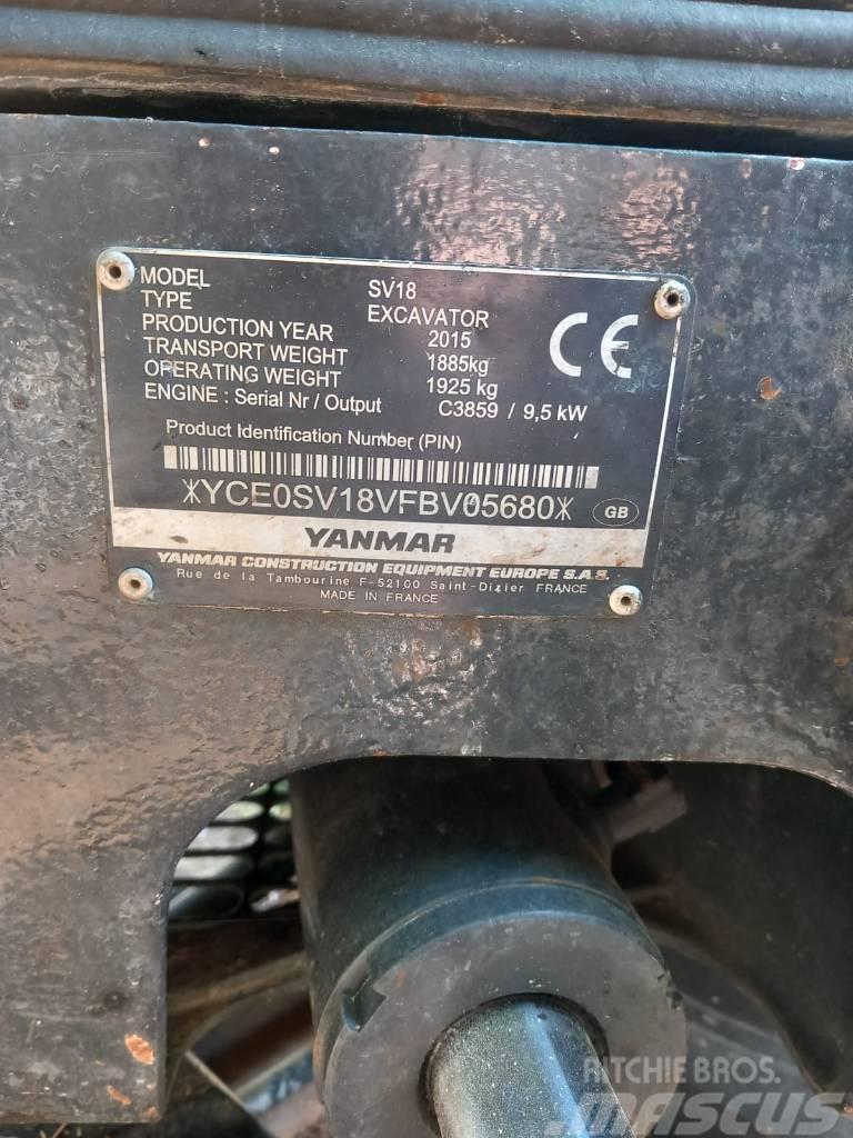 Yanmar SV 18 Minibagger < 7t