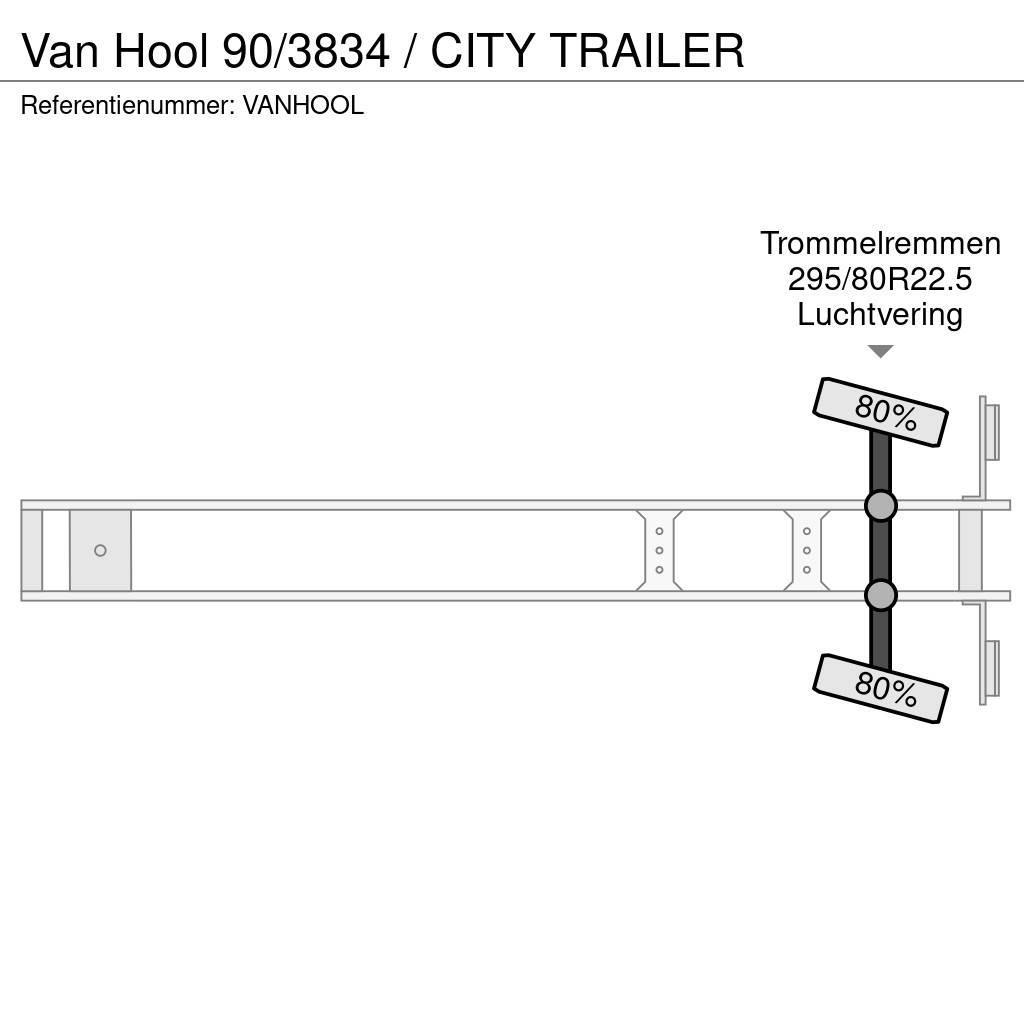 Van Hool 90/3834 / CITY TRAILER Kofferauflieger