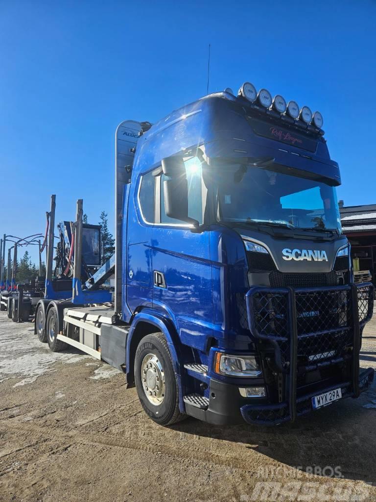 Scania Scania R 580 timmerekipage Holztransporter