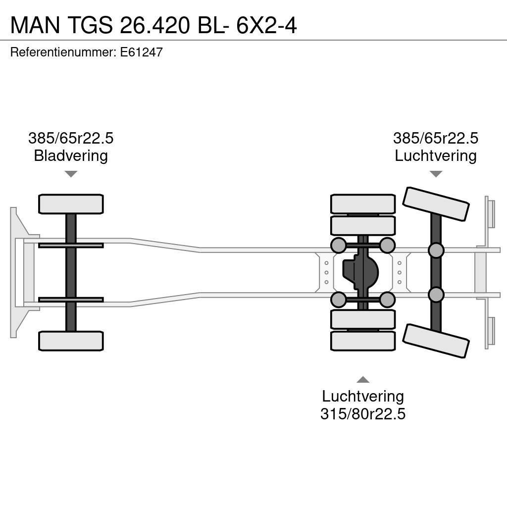 MAN TGS 26.420 BL- 6X2-4 Containerwagen