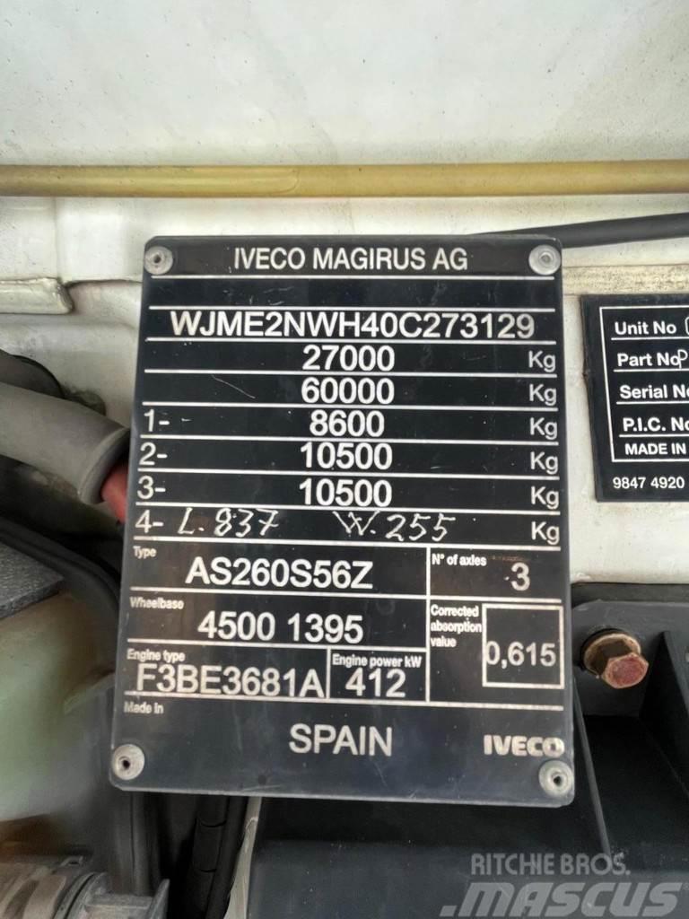 Iveco STRALIS 560 6X4 EURO 5 + HOOKLIFT HIAB Abrollkipper