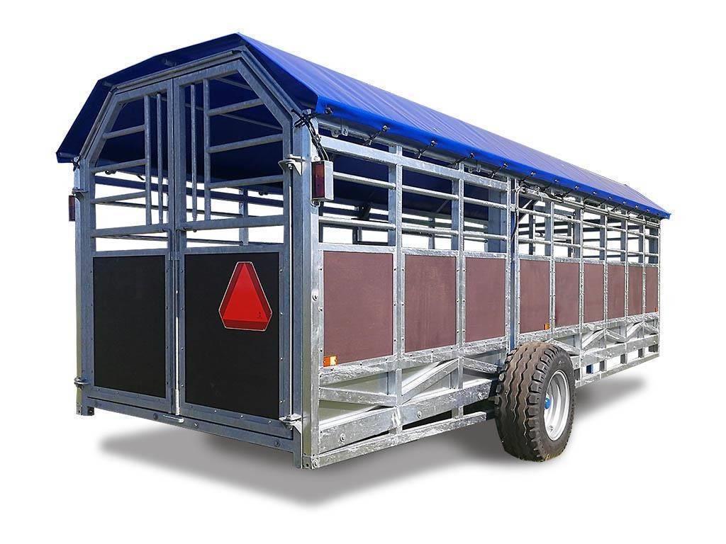 Jydeland Kampanj Kreatursvagn 5 M Djurtransport NY Weitere Anhänger