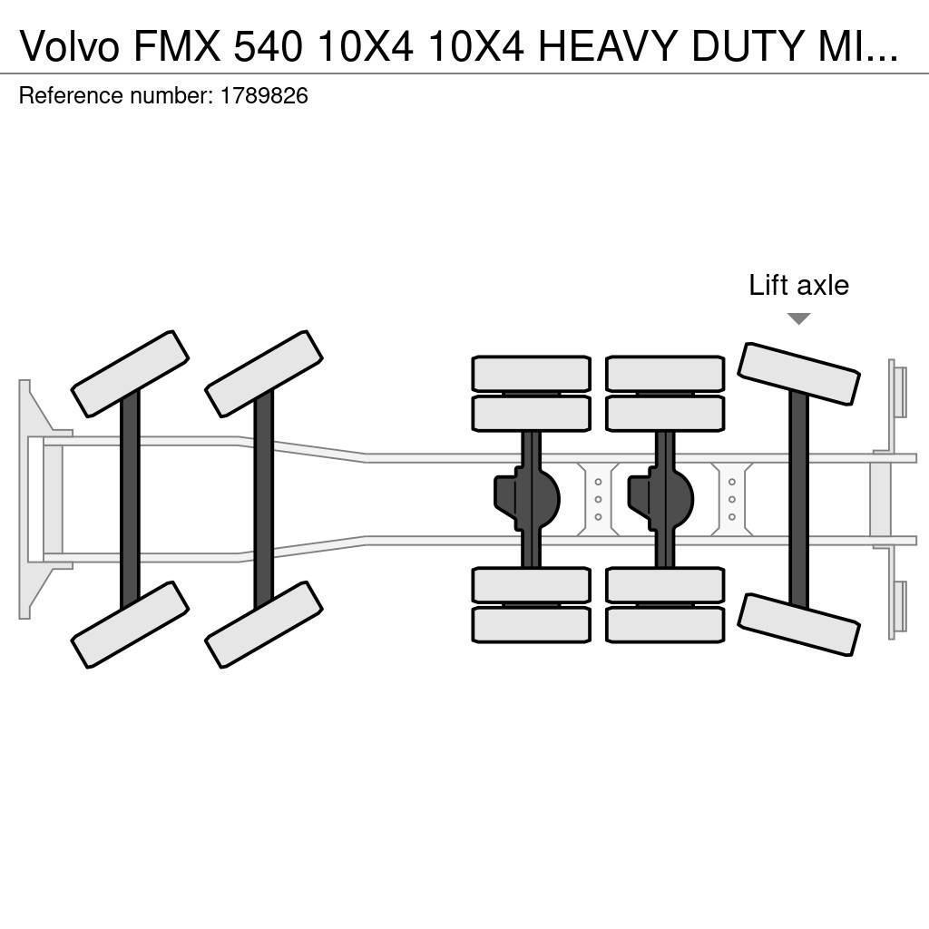 Volvo FMX 540 10X4 10X4 HEAVY DUTY MINING KH KIPPER/TIPP Kipper