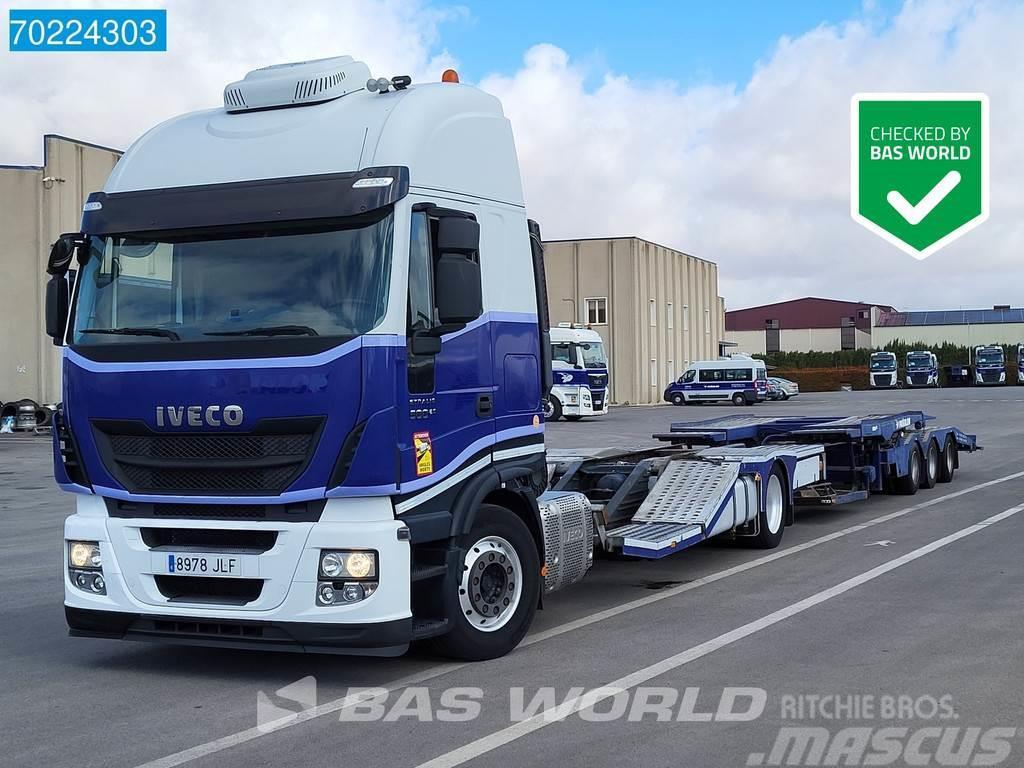 Iveco Stralis 500 4X2 ROLFO Truck transporter Standklima Autotransporter
