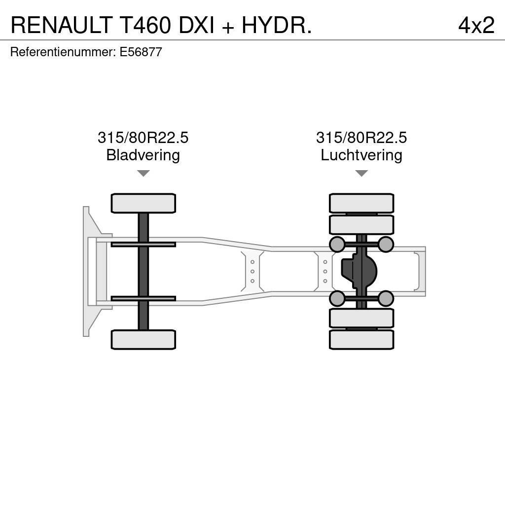 Renault T460 DXI + HYDR. Sattelzugmaschinen