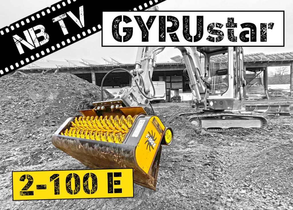 Gyru-Star 2-100E | Schaufelseparator für Minibagger Siebschaufeln